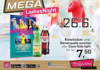 Mega LadiesNight: Mädelsabend@Hollywood Megaplex