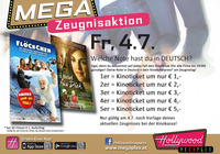 Mega Zeugnisaktion@Hollywood Megaplex