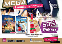 Mega Familiensonntag@Hollywood Megaplex