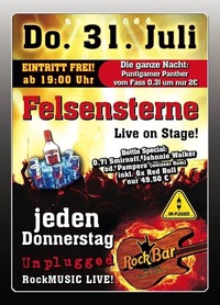 Felsensterne Live