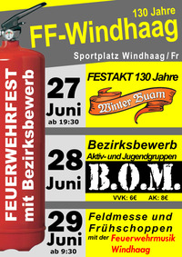 Feuerwehrfest der FF Windhaag@Sportplatz