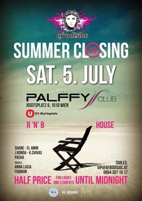 Afrodisiac Summer Closing@Palffy Club