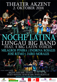 Noche Latina - Lungau Big Band feat. Endrina Rosales, José Ritmo, Jairo Morales & Milagros Pinera@Akzent Theater