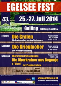 43. Egelseefest Golling@Egelseefest Golling