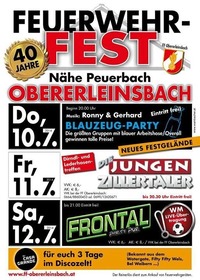 40. Feuerwehrfest Obererleinsbach@Obererleinsbach