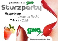 Sturzparty /Trink 2 - Zahl 1@Gecco