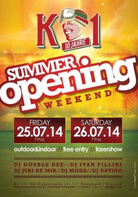 Summer Opening Weekend@K 1- Apresski