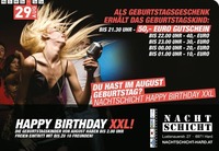 Happy Birthday XXL@Nachtschicht