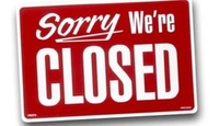 Sorry Dudes, we are closed Party