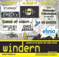 Zeltfest Windern 2014@Windern