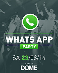 WhatsApp Party@Praterdome