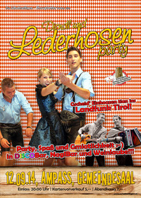 Schattseitigen Dirndl und Lederhosenparty