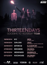 Thirteen Days - Goodbye to Yesterday Tour 2014@B72