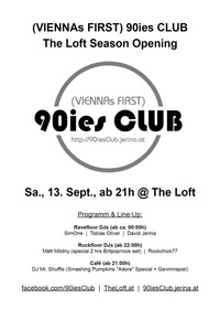 90ies Club: The Loft Season Opening