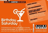 Birthday Saturday@Nachtschicht