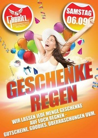 Geschenke Regen@Gabriel Entertainment Center