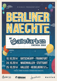 Berliner Naechte präsentiert Alle Farben @Wagenhallen