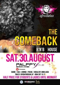 The Afrodisiac Comeback@Palffy Club