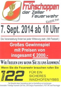 Frühschoppen der Freiwilligen Feuerwehr Zell/ Ybbs@FF Zell an der Ybbs