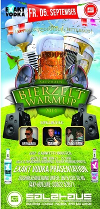 Bierzelt warm up@Salzhaus