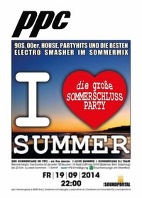 I Love Summer Party - Die große Sommerschlussparty@P.P.C.