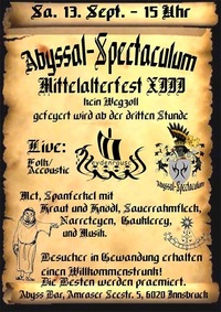 Abyssal Spectaculum - Mittelalterfest XIII