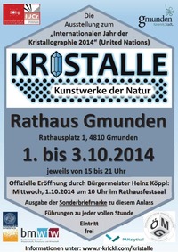Kristalle - Kunstwerke der Natur@Rathaus Gmunden