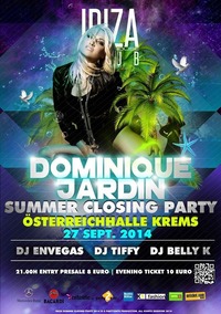 Ibiza Summer Closing feat. Dominique Jardin@Österreichhallen Krems a. d. Donau