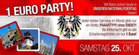 1 Euro Party - wir Feiern in unseren Nationalfeiertag hinein@Bollwerk Klagenfurt
