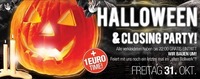 Halloween & Closing Party