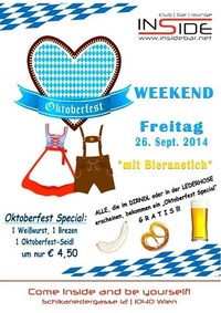 Oktoberfest Weekend / Ozapft is@Inside Bar