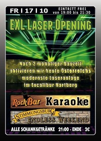 EXL Laser Opening@Excalibur