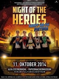 Night Of The Heroes - Maturaball des ORG Vöcklabruck@Papiermachermuseum