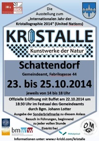 Kristalle - Kunstwerke der Natur@Gemeindeamt Schattendorf