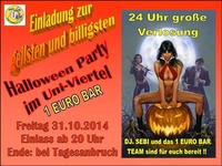 Billigste Halloweenparty@1 EURO BAR