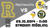 U15 American Football Club RANGERS - Vienna Vikings@Stadion Mödling