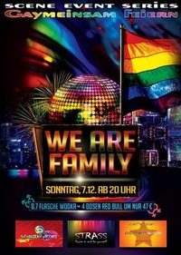 Gaymeinsam feiern - We Are Family@Strass Lounge Bar