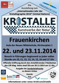 Kristalle - Kunstwerke der Natur@Aula der NMS Frauenkirchen