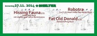 Live: Robotra + Fat Old Donald Cz + Hissing Fauna Cz