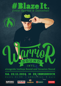 Blaze It! Reggae & Dancehall Night feat. Warrior Sound Int.@Z6 Galaxy