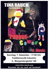 X-mas-Puppet-Comedy & Music - Tina Rauch im Industrie!@Traditionscafé Industrie