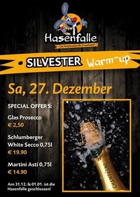 Hasenfalle Silvester Warm Up@Hasenfalle