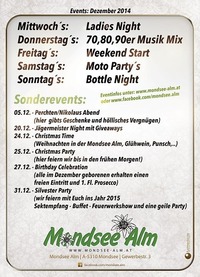 Mittwochs - Ladies Night@Mondsee Alm