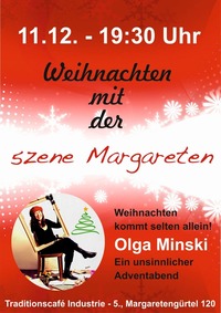 Weihnachten kommt selten allein - Olga Minski@Traditionscafé Industrie