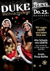 Duke Weihnachtsfeier@Duke - Eventdisco