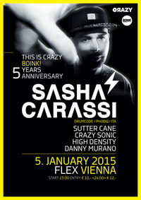 Crazy: Boink! 5years Special w. Sasha Carassi@Flex