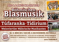 Lange Nacht der Böhmischen Blasmusik@Kulturhalle Reisenberg