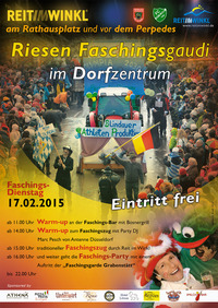 Faschingsdienstag 2015@Rathausplatz Reit im Winkl