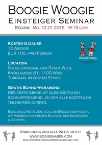 Einsteigerseminar der Boogiehasen @Schulturnsaal der Stadt Wien