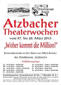 Atzbacher Theaterwochen 2015 